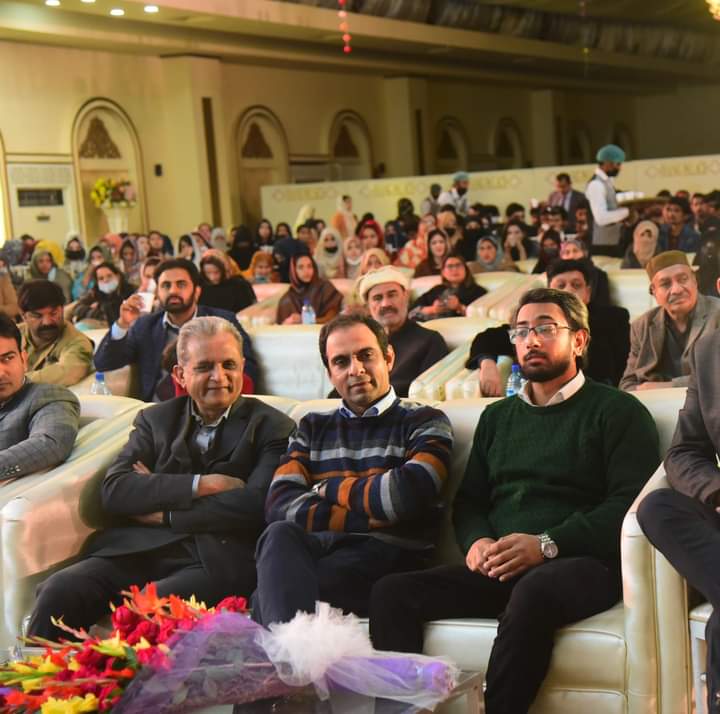 With Qasim Ali Shah Foundation